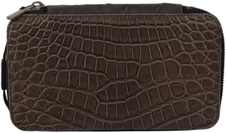 Dolce & Gabbana Skin Leather Vanity Case Toiletry Shaving Men's Bag