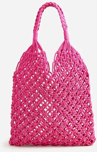Cadiz hand-knotted rope tote