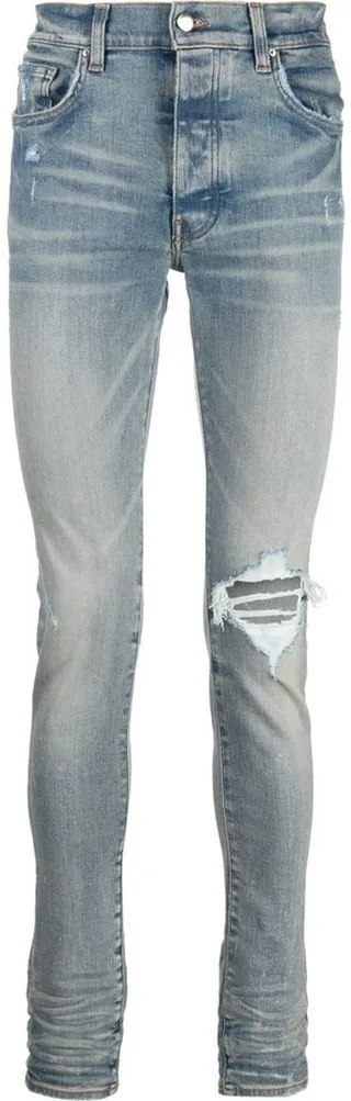 Distressed-Effect Skinny Jeans