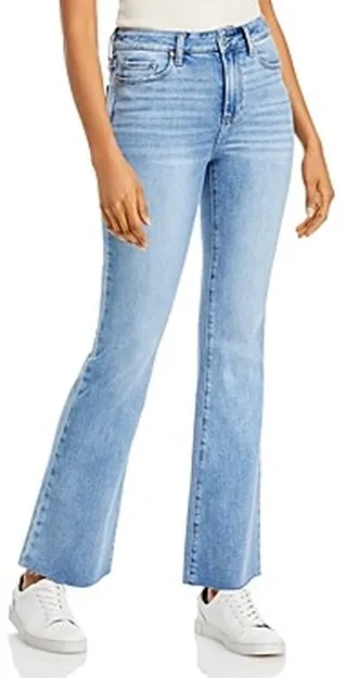 Paige Laurel Canyon High Rise Bootcut Jeans in Marienne