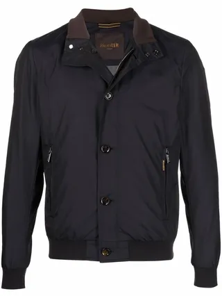 Button-Down Bomber Jacket