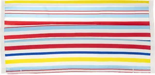 Multicolored Striped Face Mask
