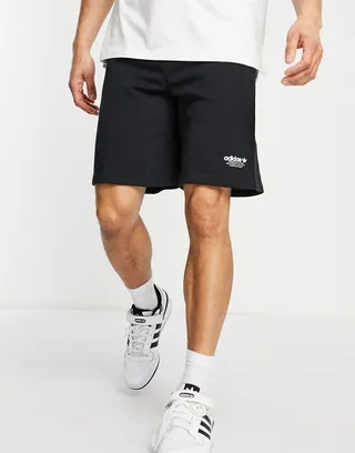 adidas Originals United shorts in black