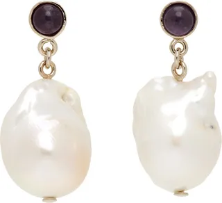 Chloé Gold Pearl Darcey Earrings