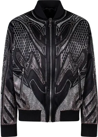 Balmain Studded Bomber Jacket