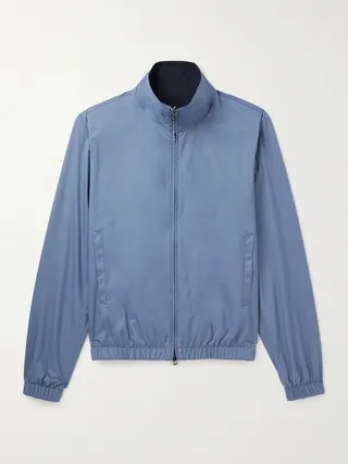 Reversible Windmate Storm System® Shell and Cashmere Bomber Jacket