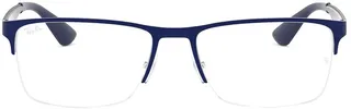 56mm Rectangle Semi Rimless Optical Glasses