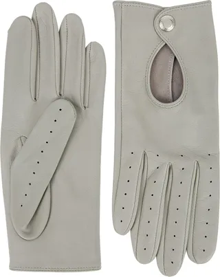 Dents Thruxton Grey Leather Gloves
