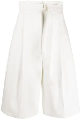 Belted Wide Leg Shorts