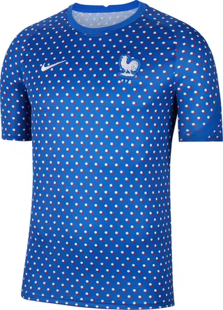 FFF Nike Men's Dri-FIT Short-Sleeve Soccer Top in Blue