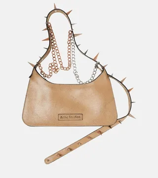 Platt Spike Mini leather shoulder bag
