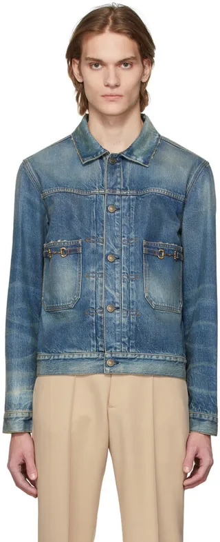 Gucci Blue Denim Jacket