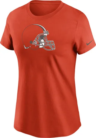 Nike Women's Logo Essential (NFL Cleveland Browns) T-Shirt in Orange