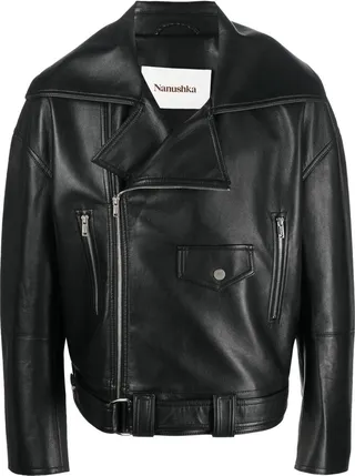 Zipped Biker Jacket