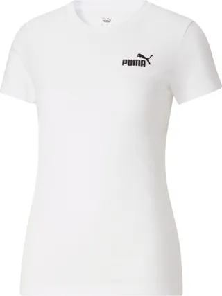 Puma Women's Cotton Crewneck Embroidered-Logo T-Shirt