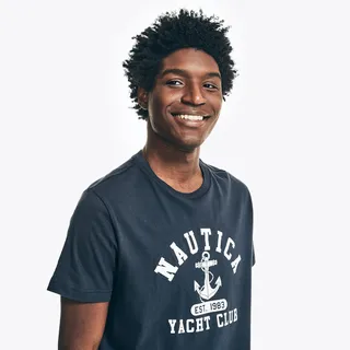 Sailing Anchor Graphic Sleep T-Shirt