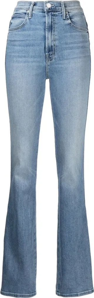 High-Waisted Bootcut Jeans
