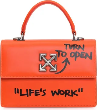 Off-White Jitney 1.4 Foldover Top Tote Bag