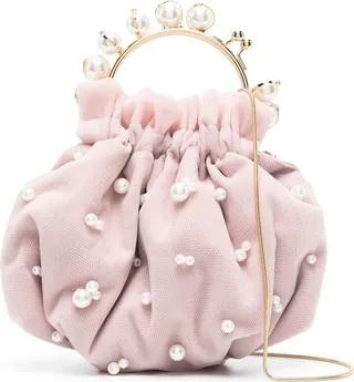 Tutu pearl-embellished mini bag