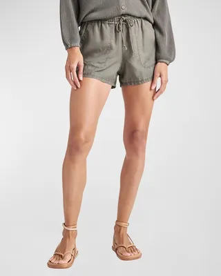 Noah Lyocell Drawstring Shorts