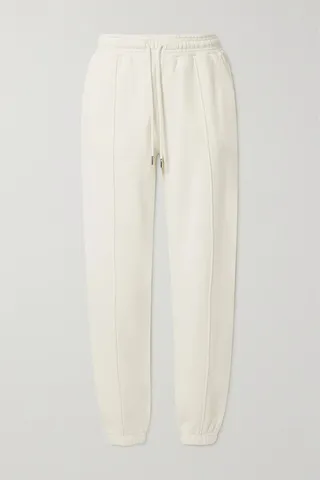 Ninety Percent - + Net Sustain Peter Organic Cotton-jersey Track Pants - Off-white