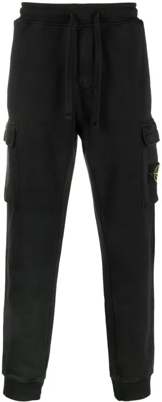 Compass motif track pants