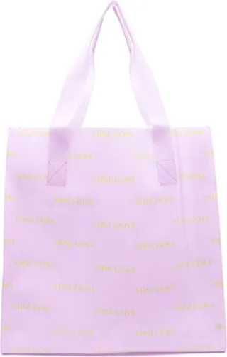Logo-Print Beach Bag