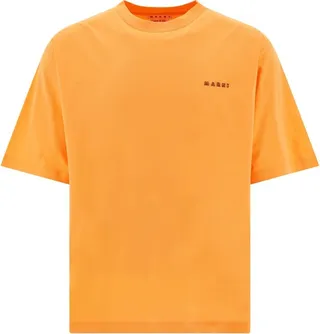 Marni Logo Printed Crewneck T-Shirt