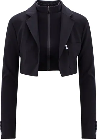 Coperni Hybrid Cropped Tailored Jacket