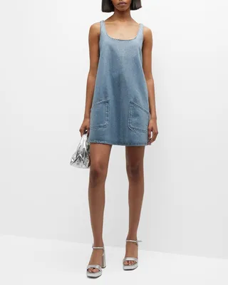 Ms. Perri All-Over Crystal Mini Dress