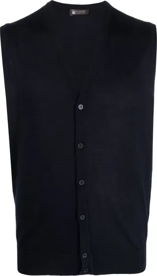 Button-Up Knitted Vest
