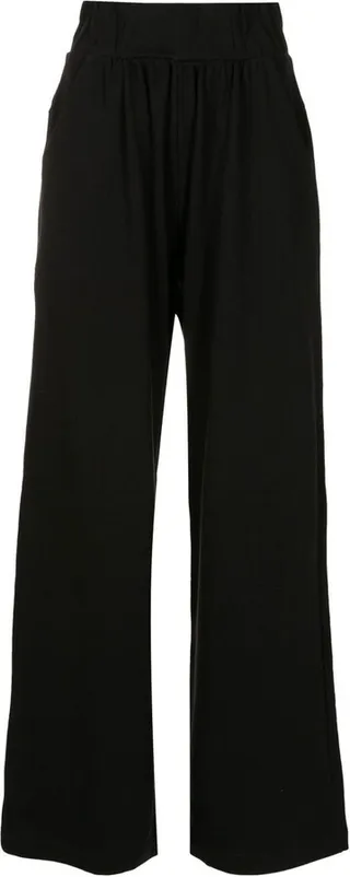 Romã cotton-blend straight-leg trousers
