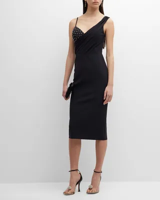 Marisabela Stud-Embellished Midi Dress