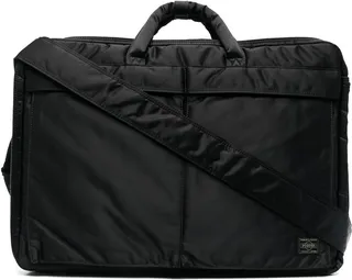 Logo-Patch Zipped Briefcase