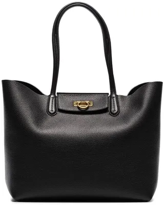 Gancini leather tote bag