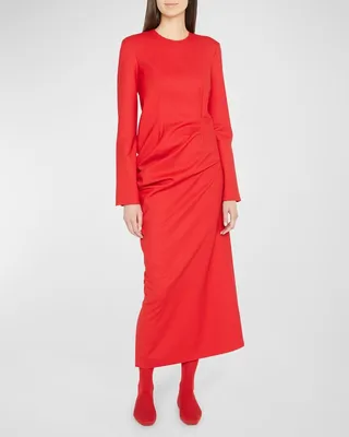 Lucienne Ruched Maxi Dress