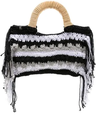 mini Vera crochet tote bag
