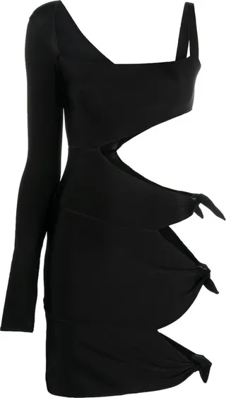 Cut Out-Detail Mini Dress