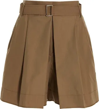 3.1 Phillip Lim Chino Pleated Shorts