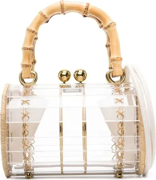 Alix transparent bamboo tote bag