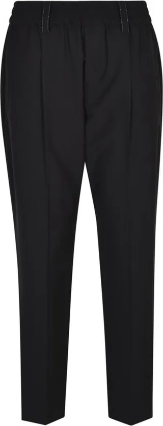 Brunello Cucinelli High-Waist Tapered Pants