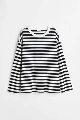 Long-sleeved Jersey Top
