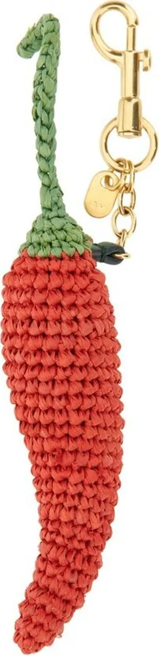 Anya Hindmarch Pepper Charm Knitted Keyring