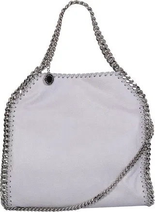 Chain-trim Tote Grey Bag