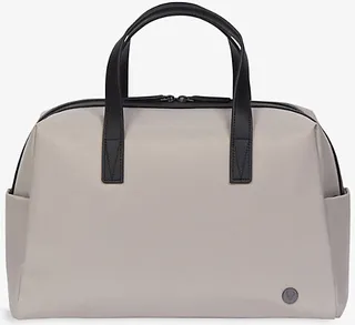 Taupe Chelsea Overnight Woven bag 26cm