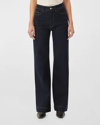 Hepburn Wide-Leg High Rise Vintage Jeans