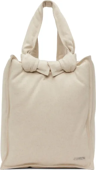 Jacquemus Beige Le Papier 'Le Cuscinu' Tote