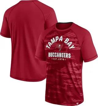 Men's Fanatics Branded Red Tampa Bay Buccaneers Hail Mary Raglan T-shirt