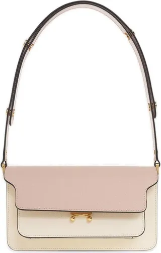 Marni Distinctive Snap Closure Trunk Shoulder Bag