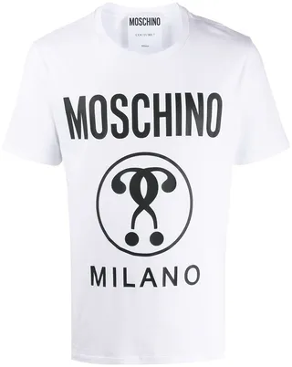 question mark logo T-shirt